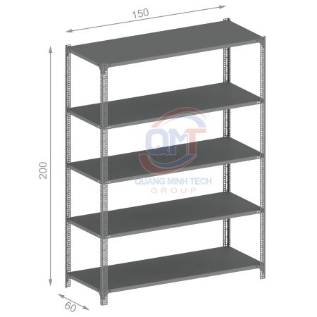 kệ V lỗ 5 tầng